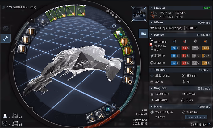 What is Gila Abyssal Deadspace fit?