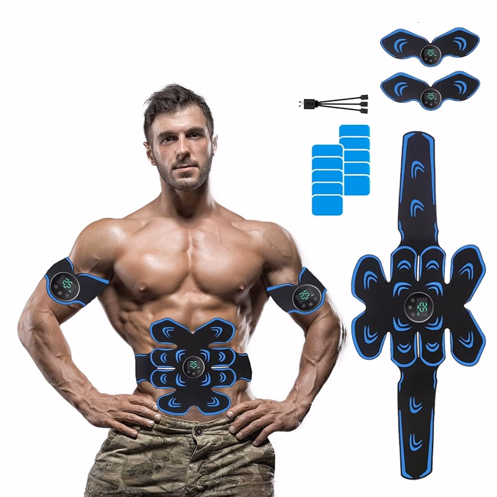 How do I use the AB muscle stimulator?