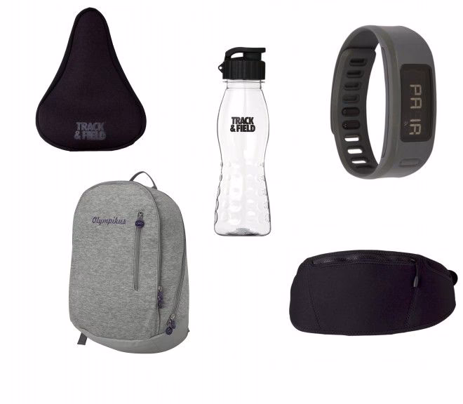 O que a linha profissional de acessórios fitness oferece?