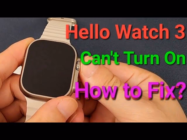 How do I fix a faulty smartwatch?