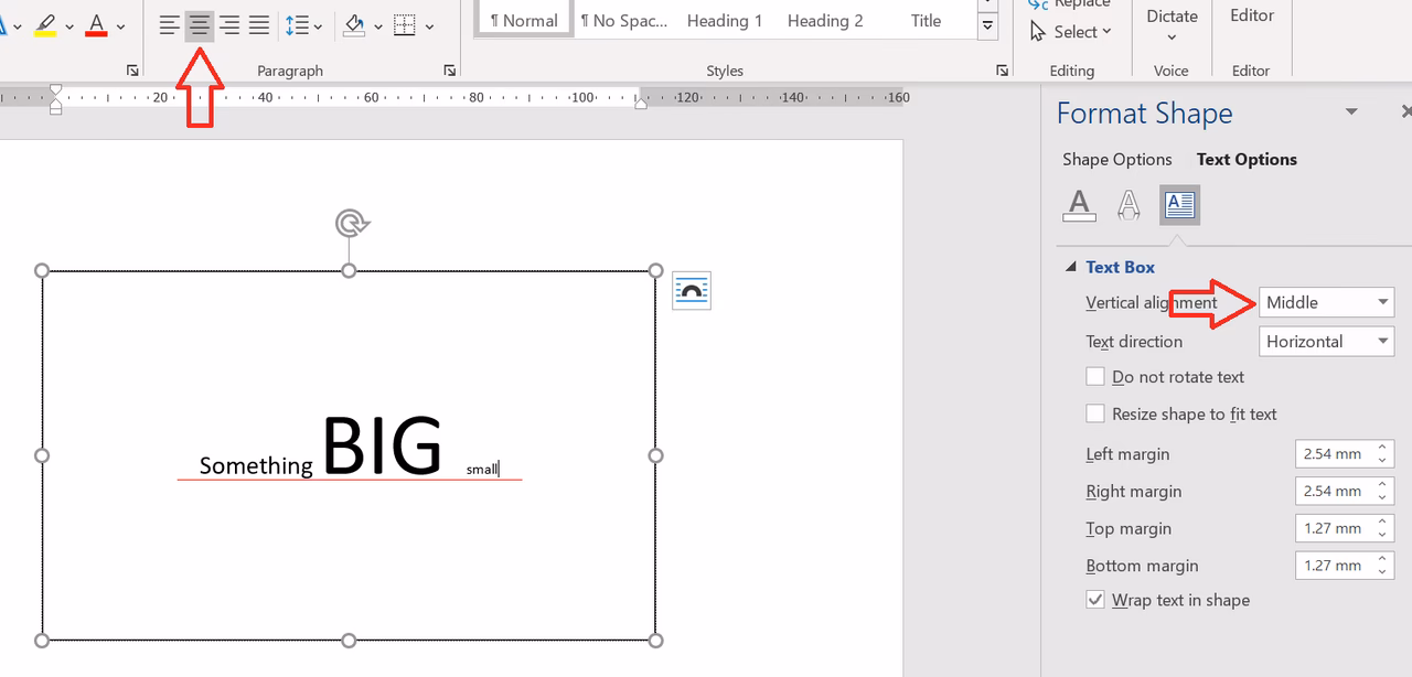 How do I auto-size text within a text box?