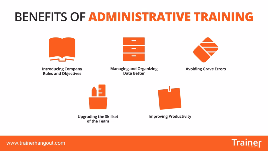 What is included in the advanced office management & effective administration skills training course?