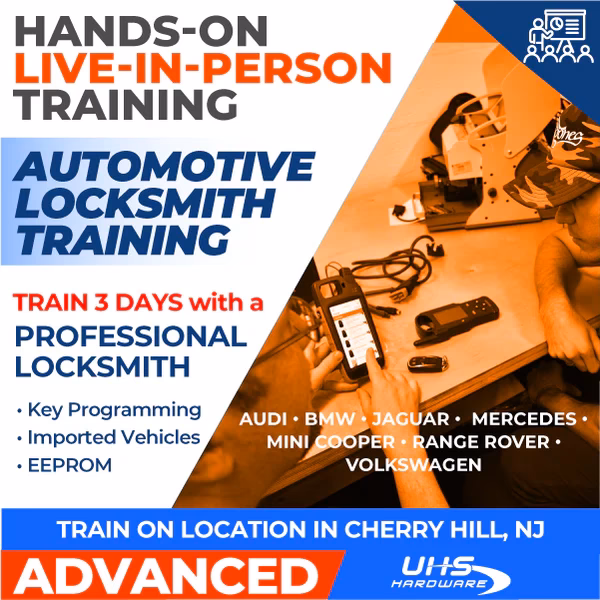 Why should you choose a training track for locksmiths?