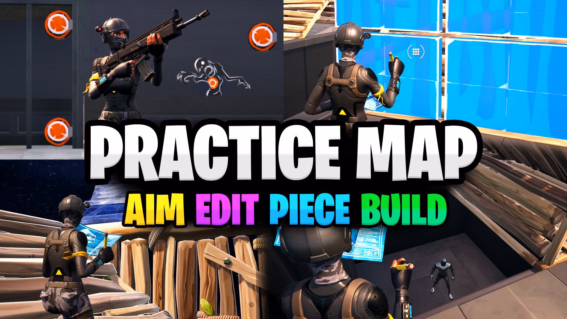 How do I play aim training map in Fortnite Creative?