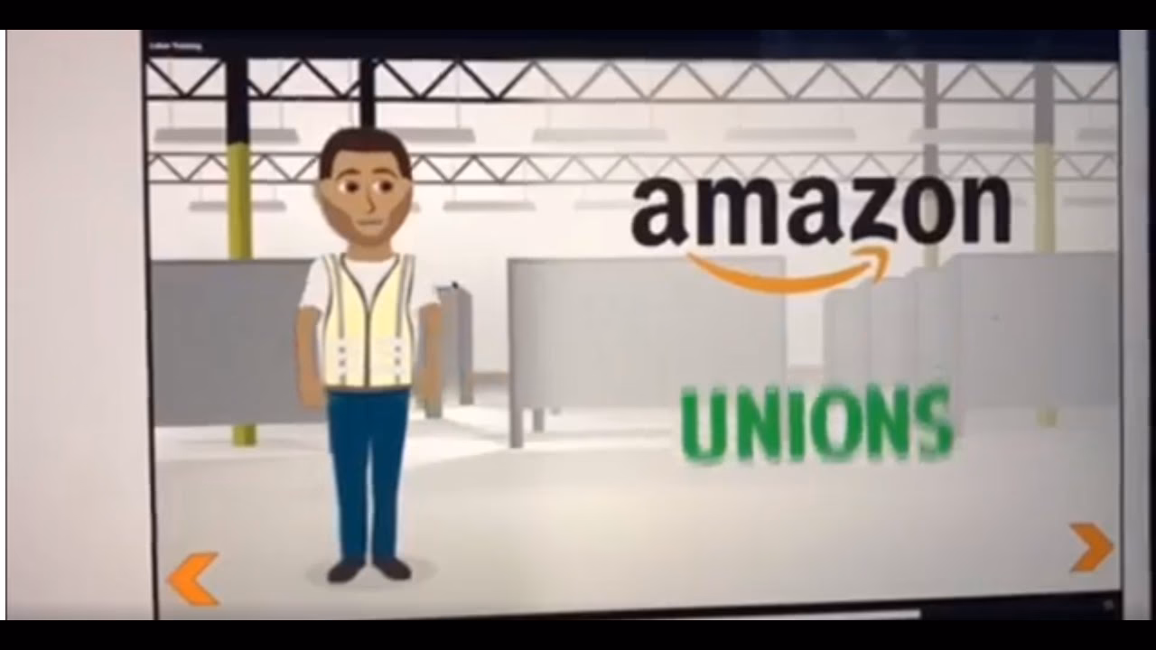 Is Amazon 'aggressive' stance against organized labor?