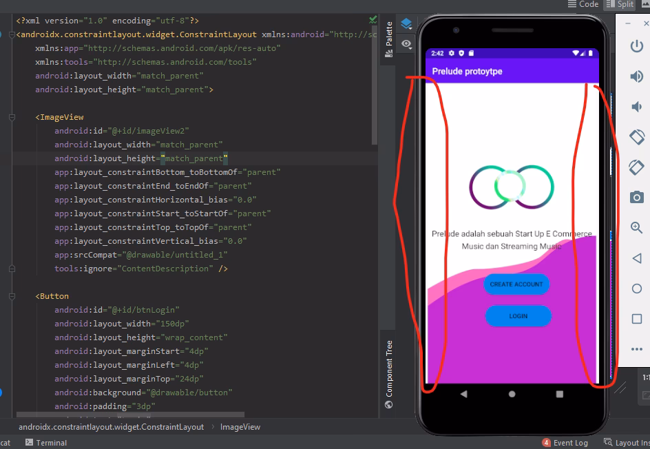 What does an image button look like in Android?