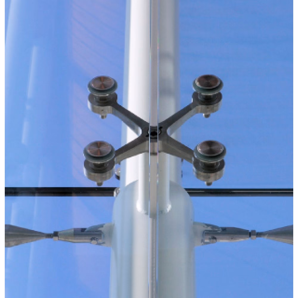 What are the different types of glass fittings?