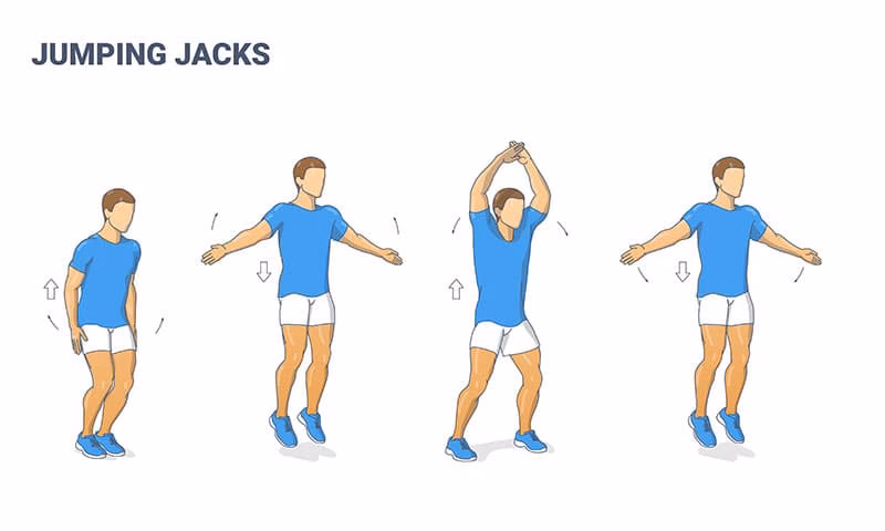 Are jumping jacks good for warm-ups?