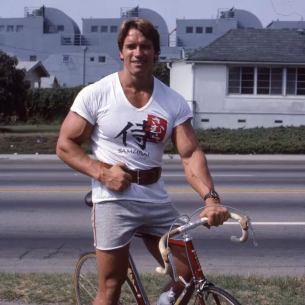 What does Arnold Schwarzenegger do?