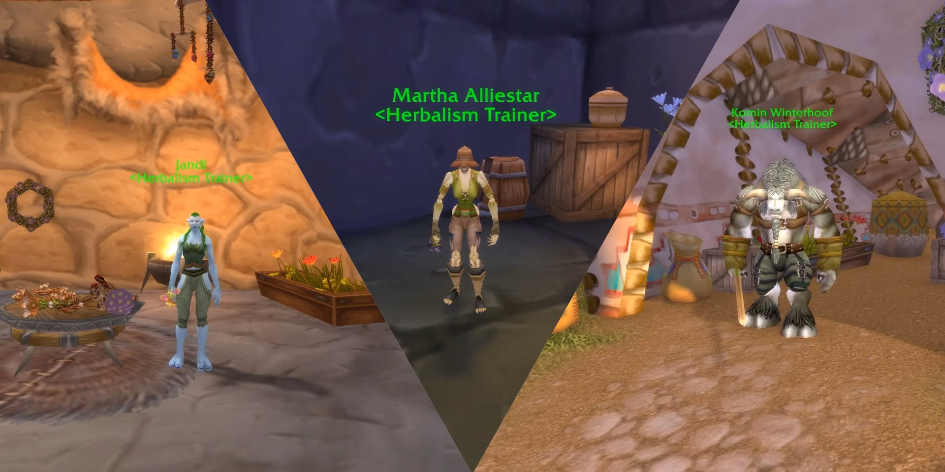 What level is vanilla herbalism in World of Warcraft?