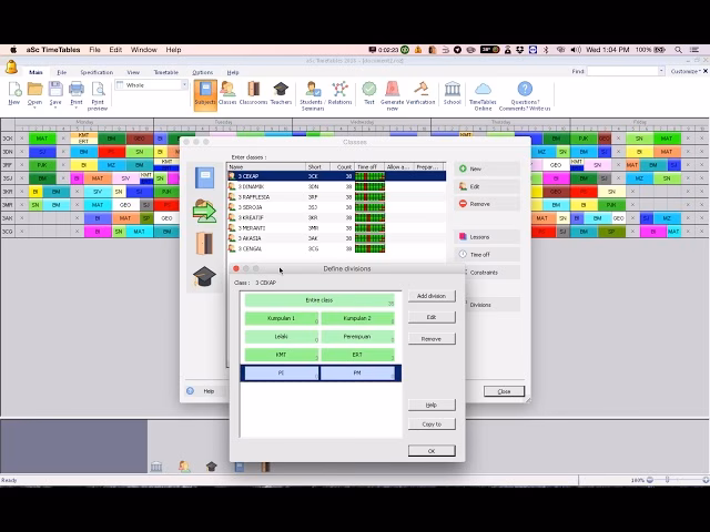 How long does a timetable take?