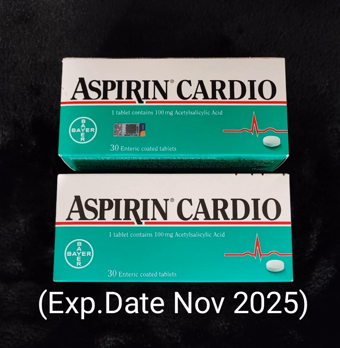 When should a patient take an aspirin?