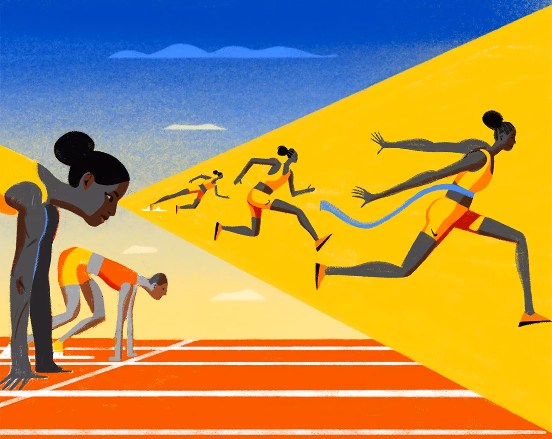 How do elite athletes develop an athlete mindset?