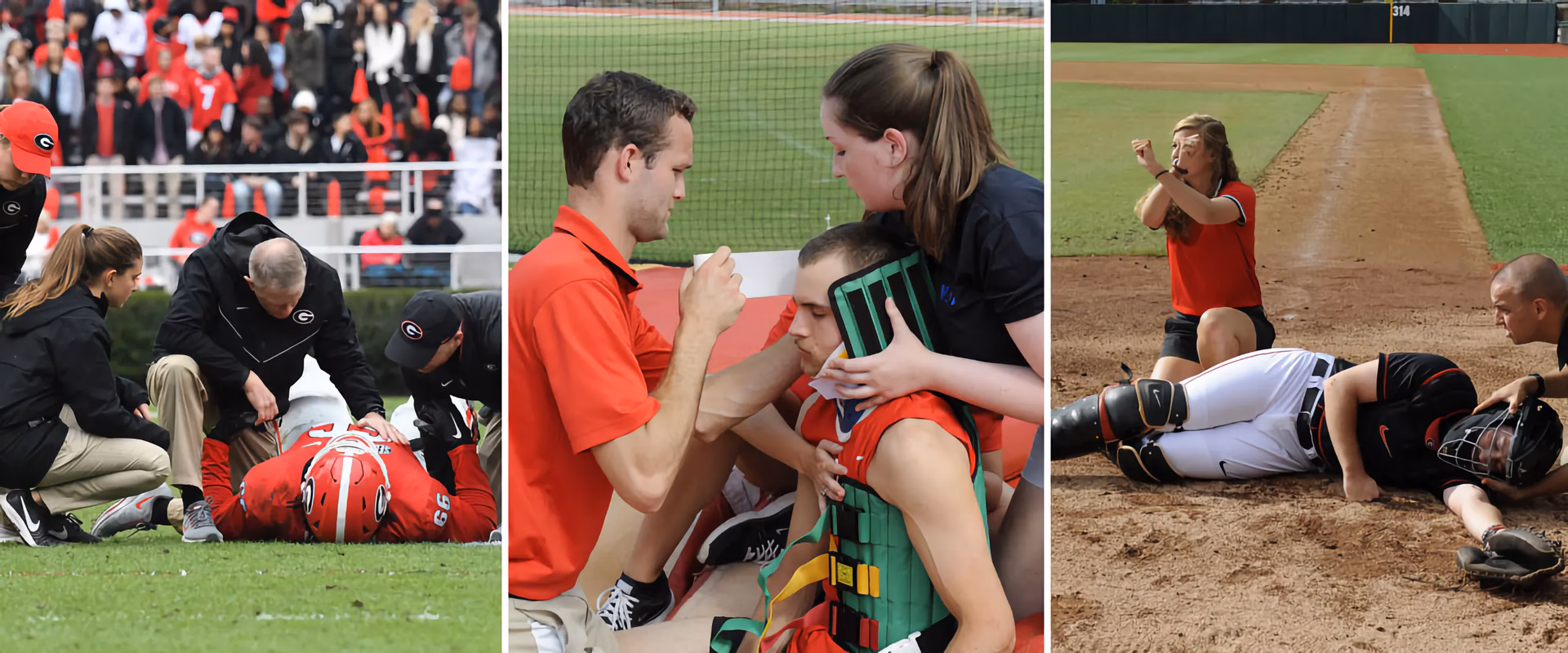 Why is the athletic training program at Georgia College unique?