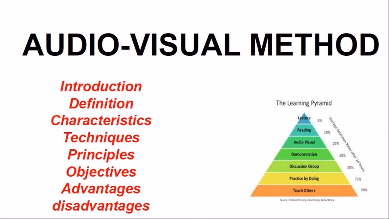 Why is audio-visual training important?