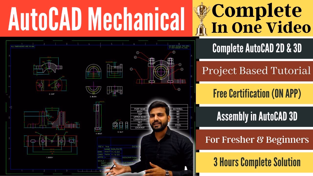 Do students need a laptop for AutoCAD training?