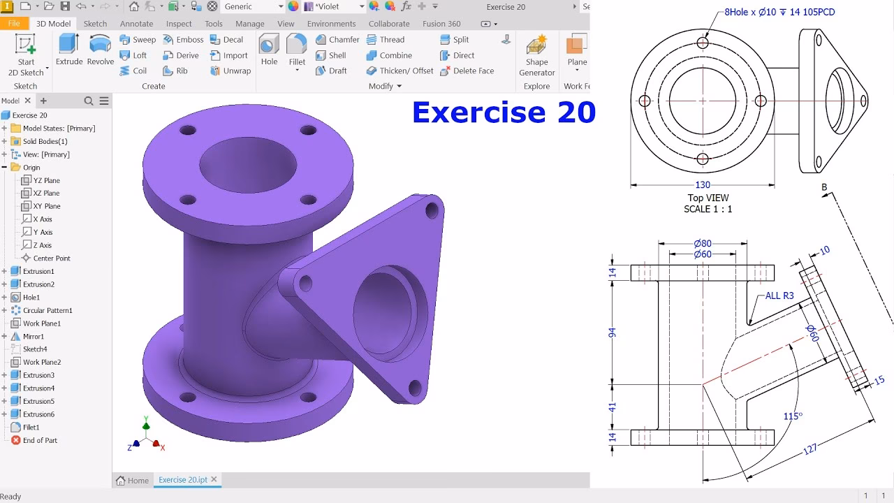 What can I learn in Autodesk Inventor 2019?