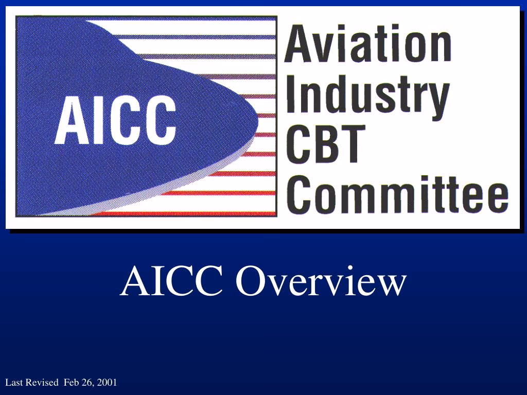 What is AICC – Aviation Industry Computer-Based Training Committee?