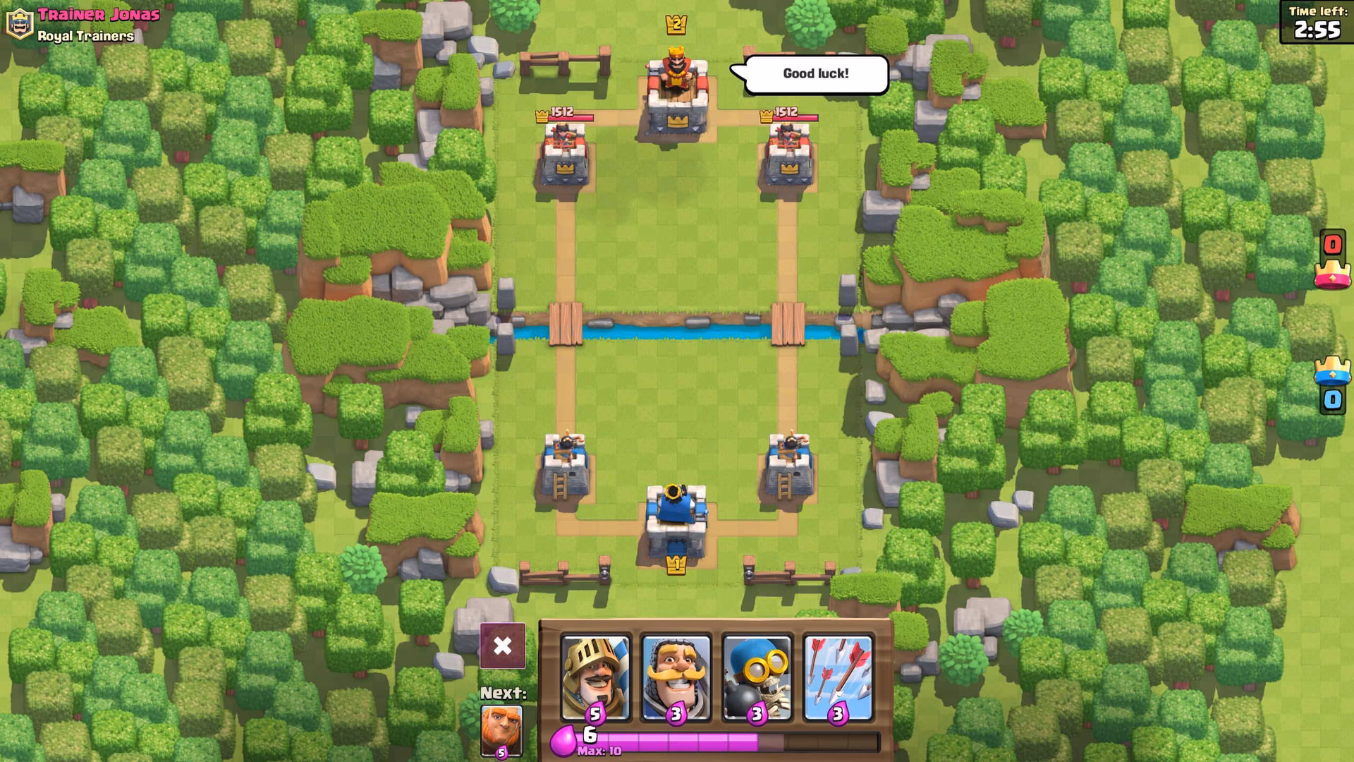 How many arenas are there in Clash Royale?