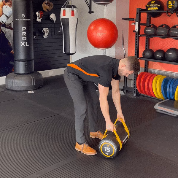 Can a power bag be used for a full-body workout?