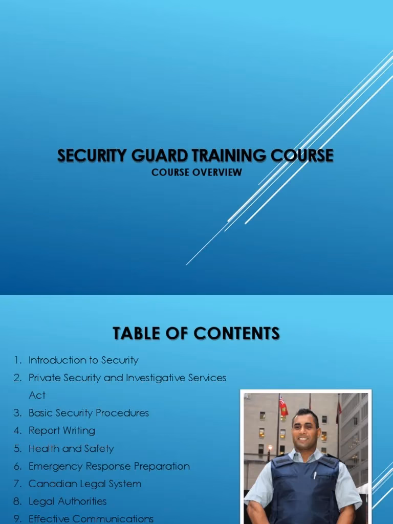 Who is security guard course Inc (SGC)?