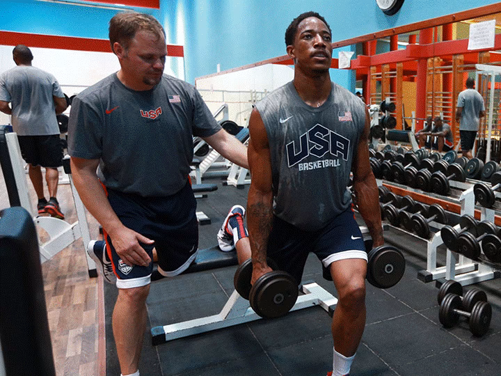 How do you train for strength in basketball?