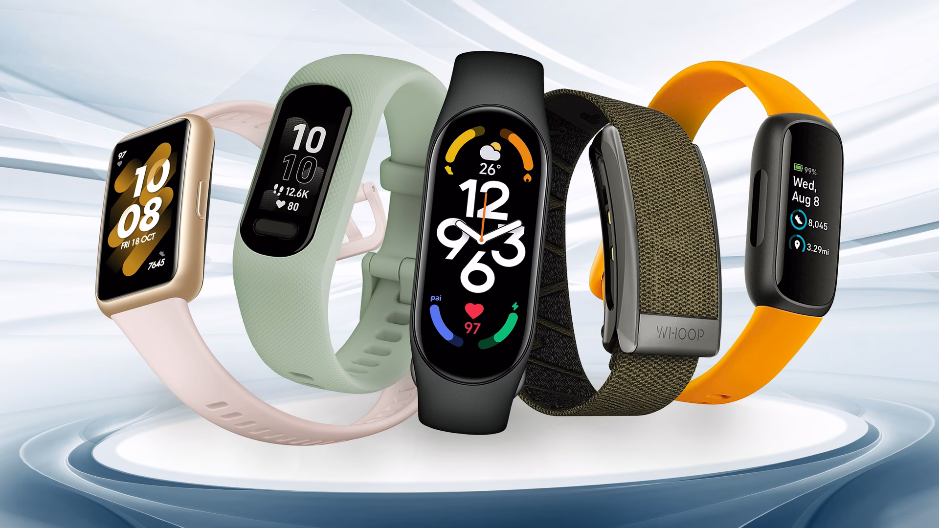 Which smartbands are compatible with Google Fit?