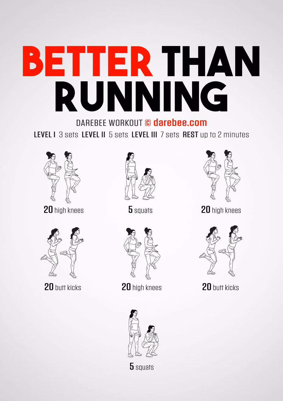 What is a good alternative to running in the gym?