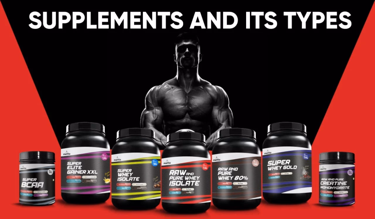 What are the different types of workout supplements?