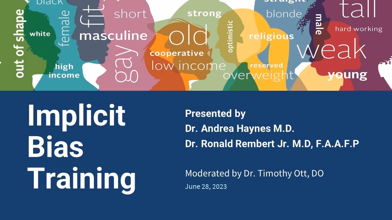 What is implicit bias training?