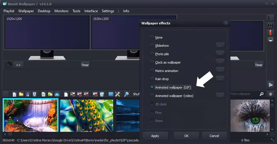 What is Bionix video wallpaper animator?