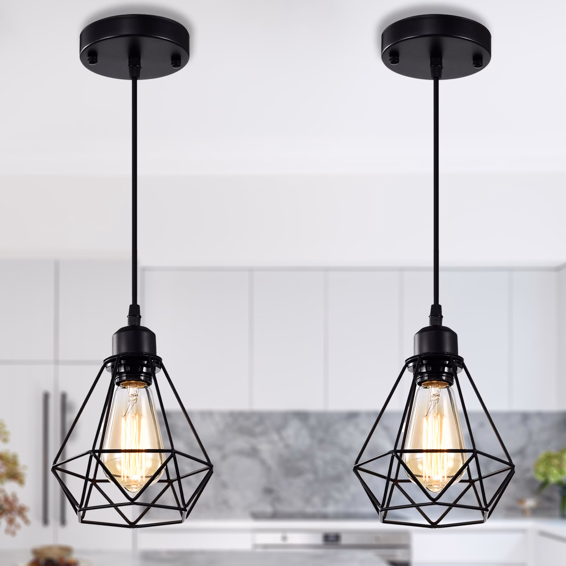 What to wear with black ceiling lights?