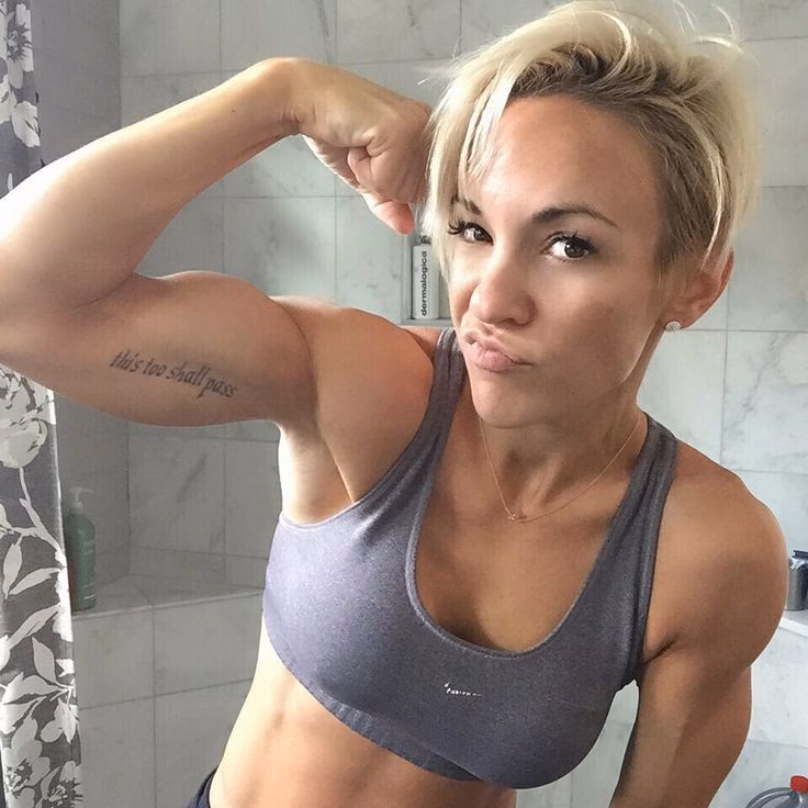 What does a model wear in a studio shot?