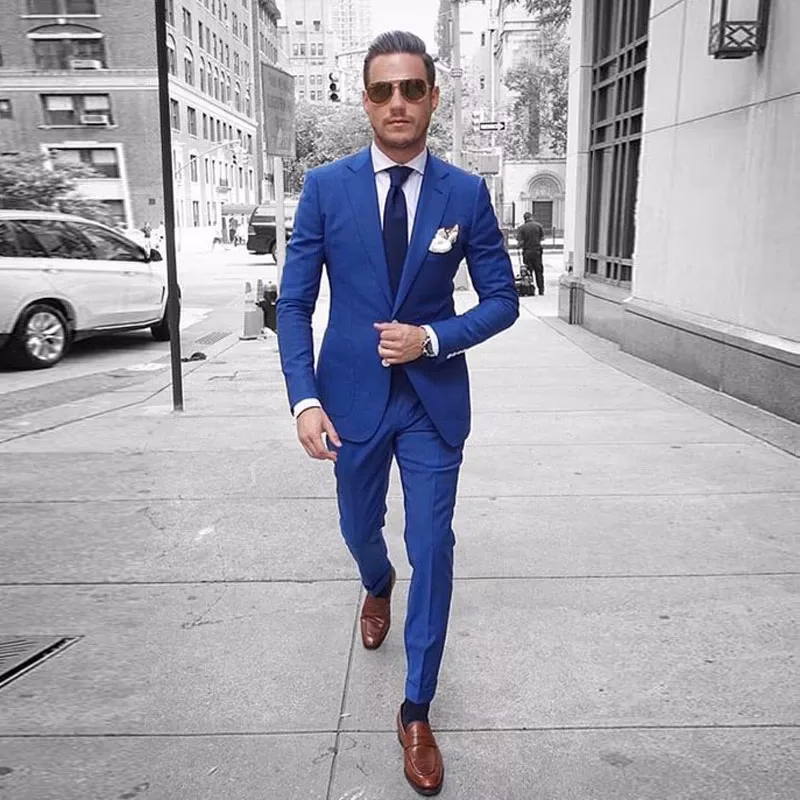 Where can I buy a men's blue suit?