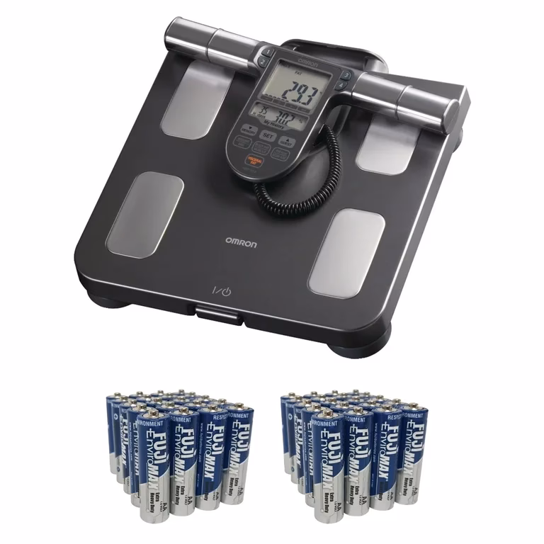 What does the hbf-514c body composition monitor measure?