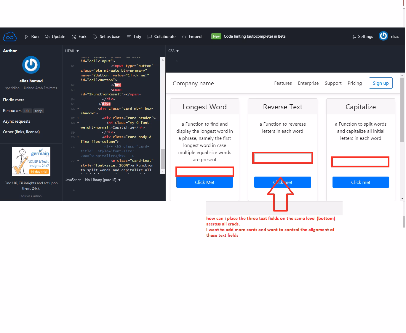 How do I add a width to a button in CSS?