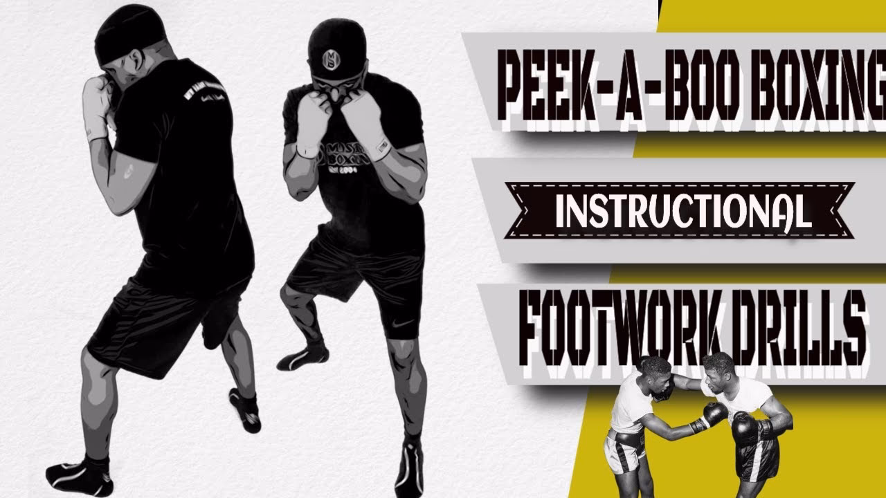 What is a 'peek-a-boo' boxing style?
