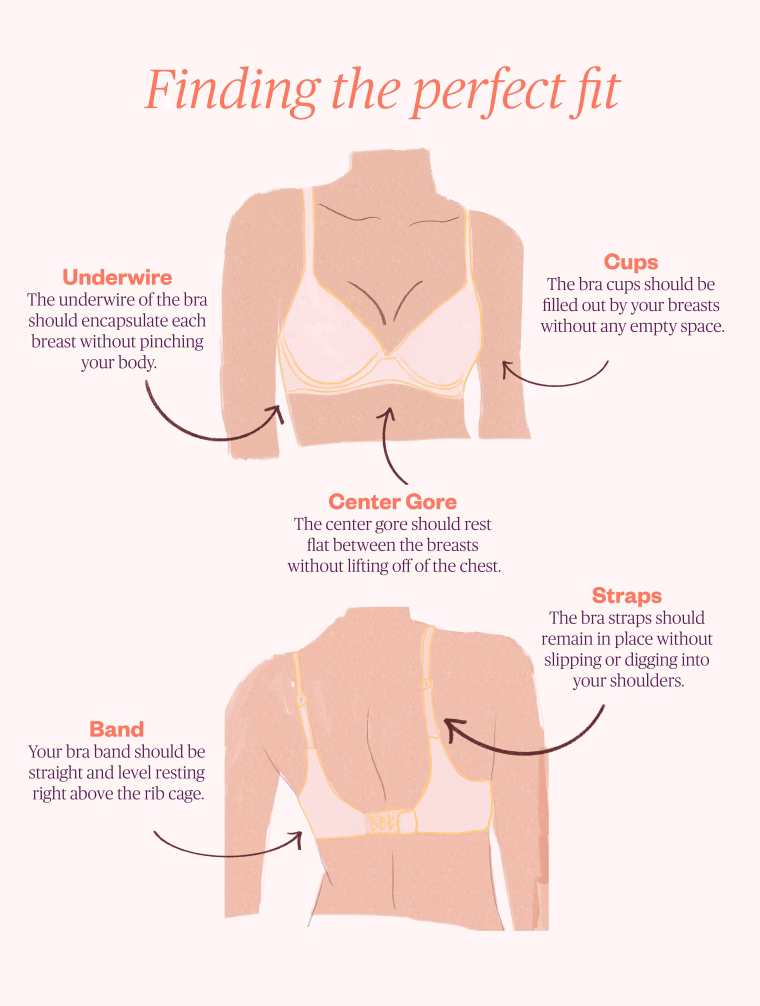 What is a small bust bra made of?