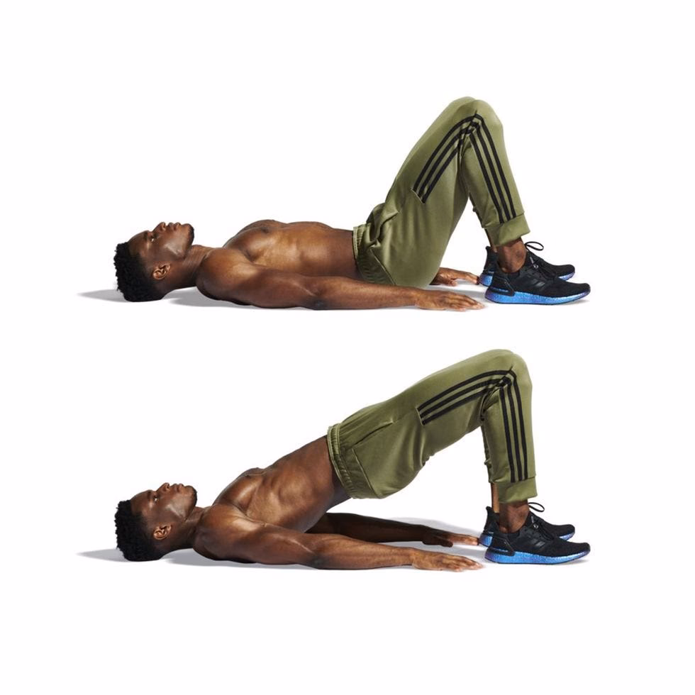 What is a glute bridge workout?