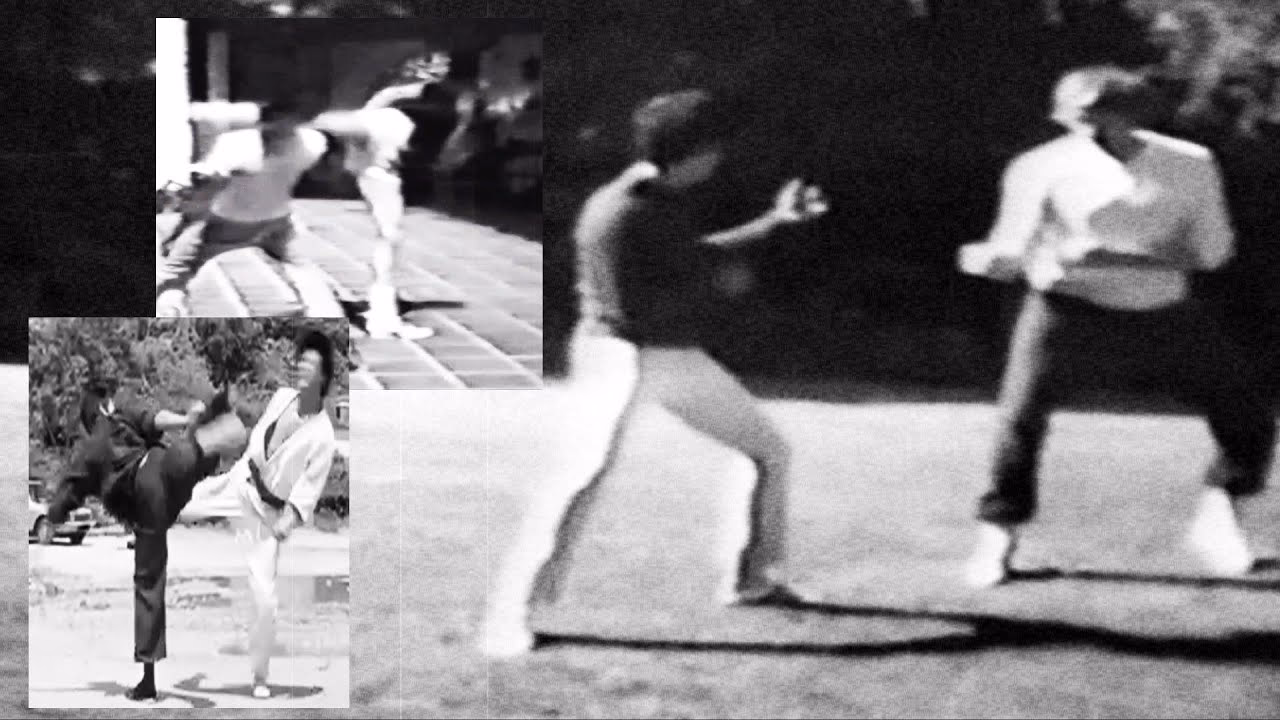 Who remastered Bruce Lee karate footage?