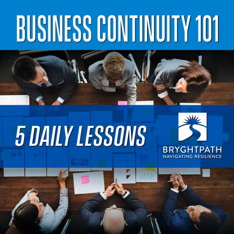 What is a business continuity e-learning course?