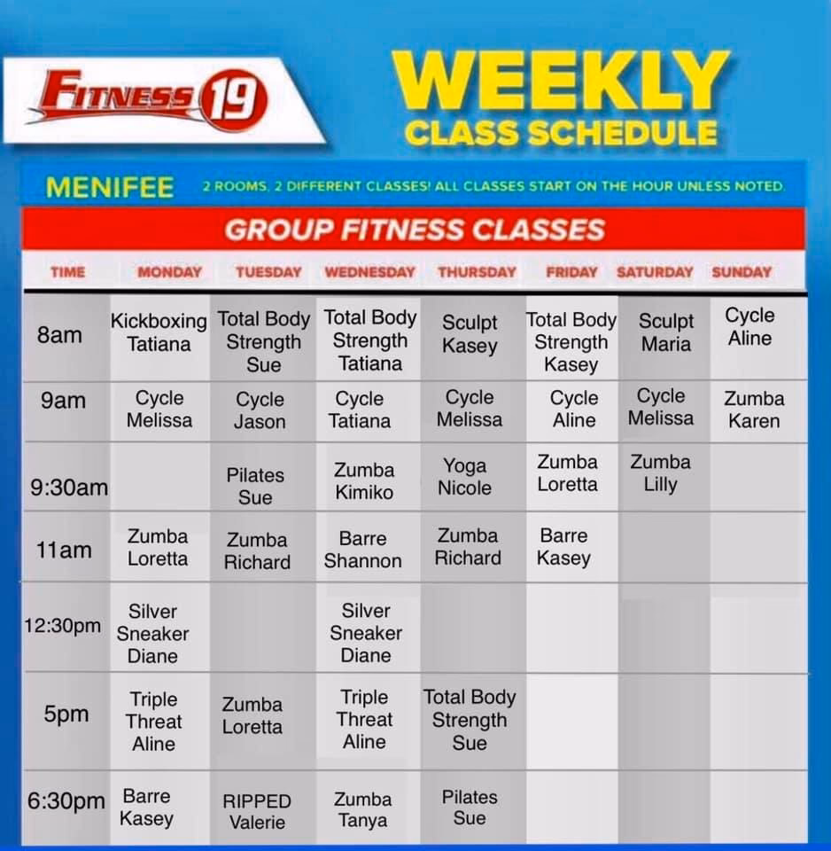 What fitness classes does Kidzone offer?