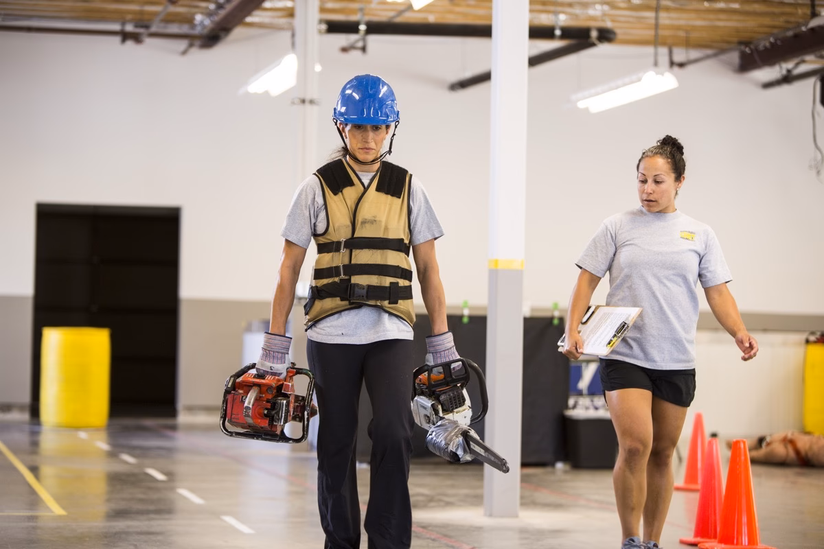 How do I prepare for a firefighter physical ability test?