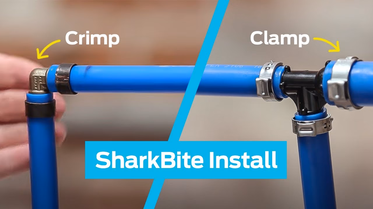 How do I make a PEX connection using a crimp method?