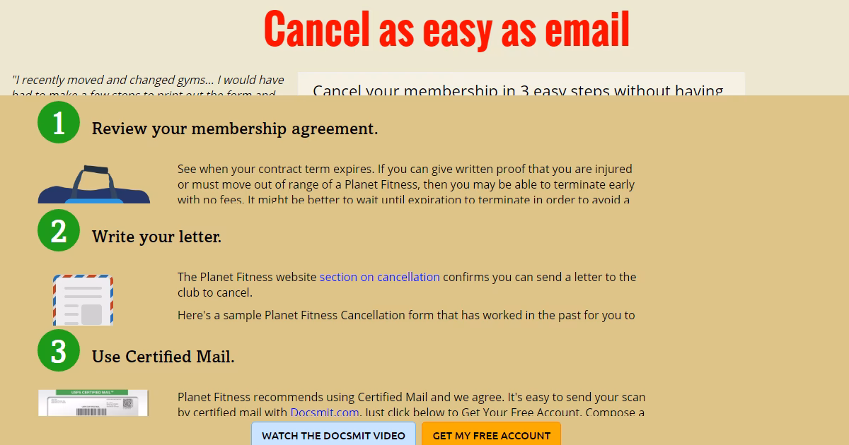 How do I cancel my membership?