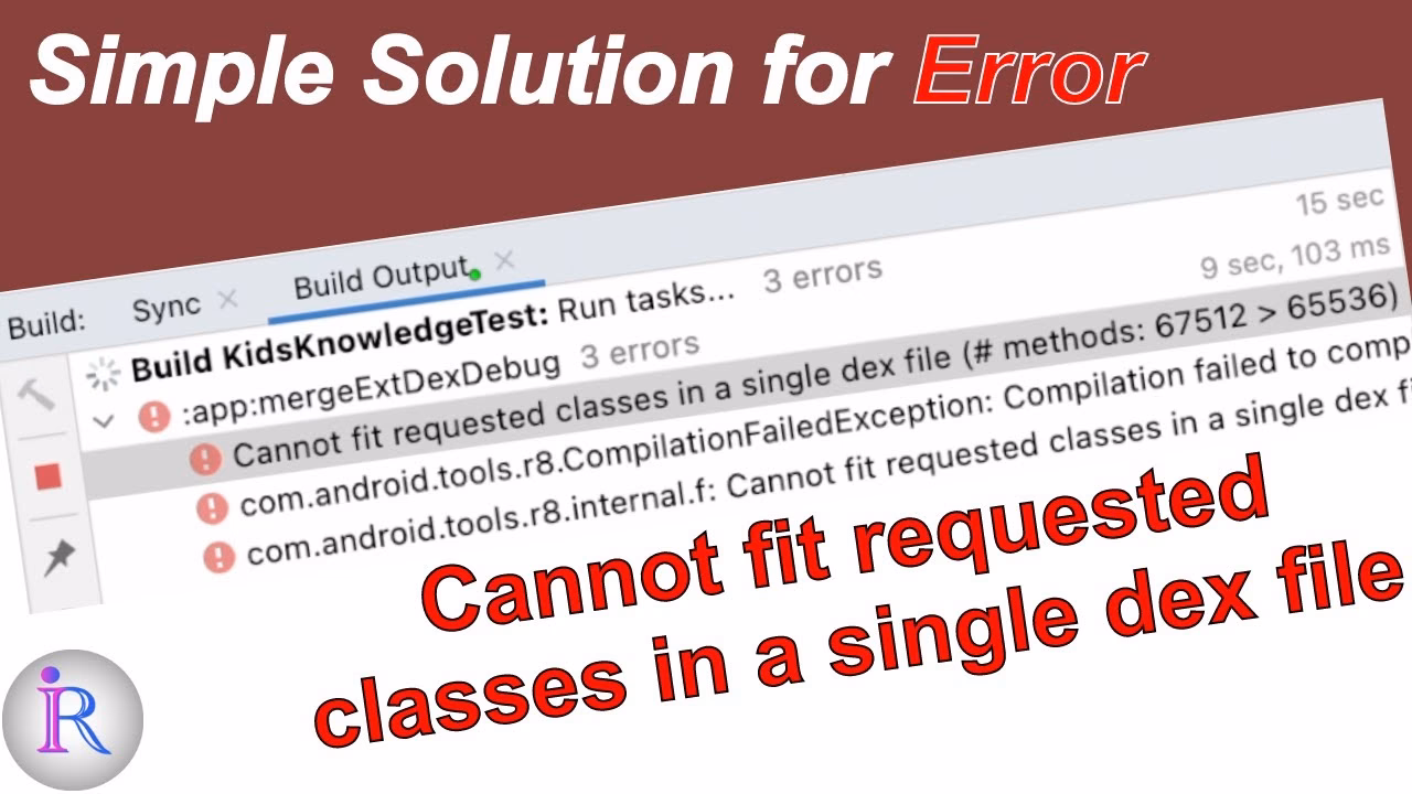 What if I can't fit a class in a dex file?