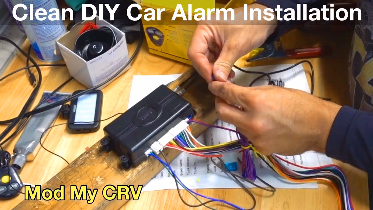 Can you install a car alarm yourself?