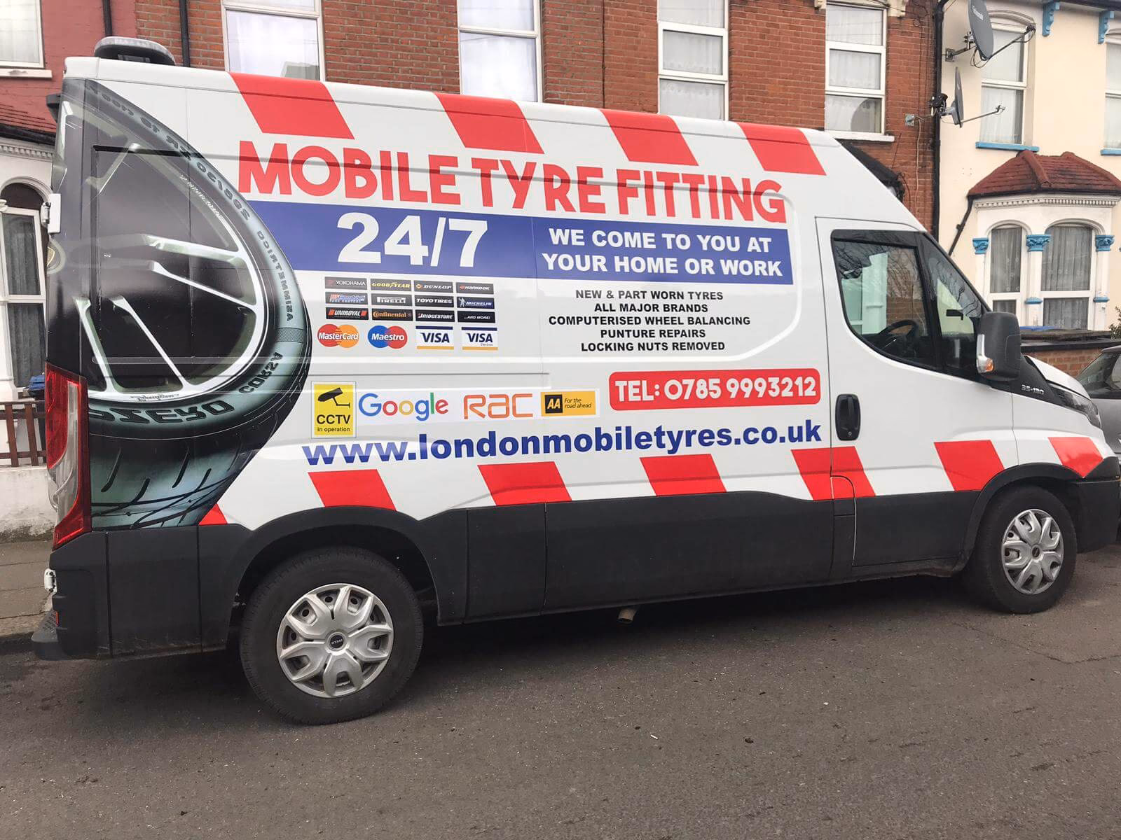 How do I book a mobile tyre fitting?