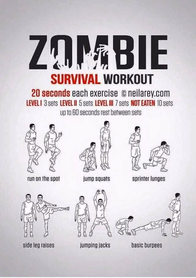How do you survive a zombie apocalypse?