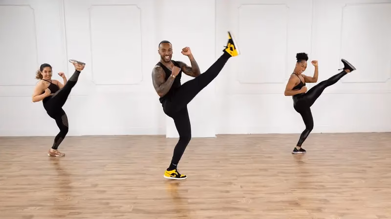 What is a cardio kickboxing class?